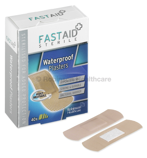 FASTAID WATERPROOF PLASTERS ASSORTED