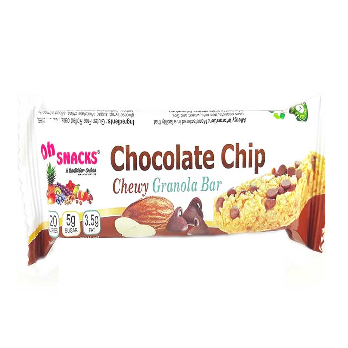 OH SNACKS Choco-Chip Granola Bar 30G