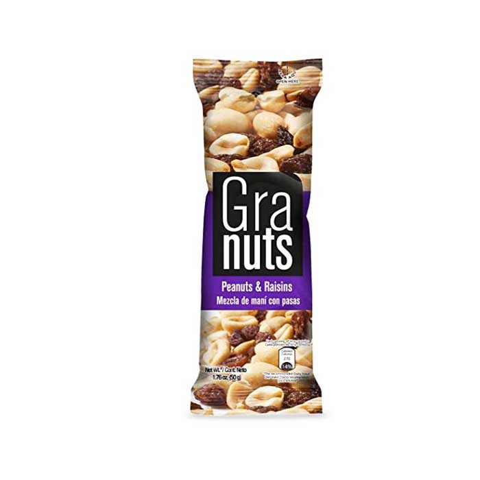 Gnuts Pnut/ Raisin 50g