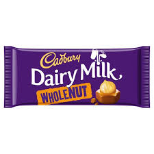 CADBURY D/Milk Whlnut  180g