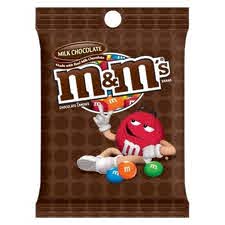 M&amp;M MILK CHOC 5.3OZ PEG