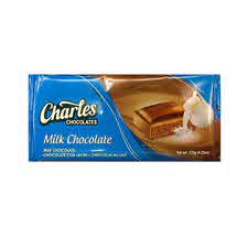 CHARLES MILK CHOCOLATE 120G