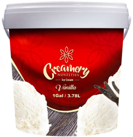 CREAMERY VANILLA ICE CREAM 1 GALLON