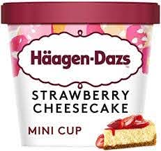 HAAGEN DAZ STRAWBERRY CHEESECAKE 95ML