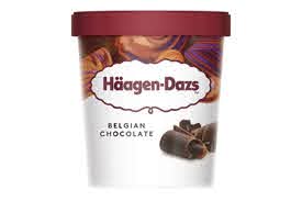 HAAGEN DAZ BELGIAN CHOCOLATE ICE CREAM PINT