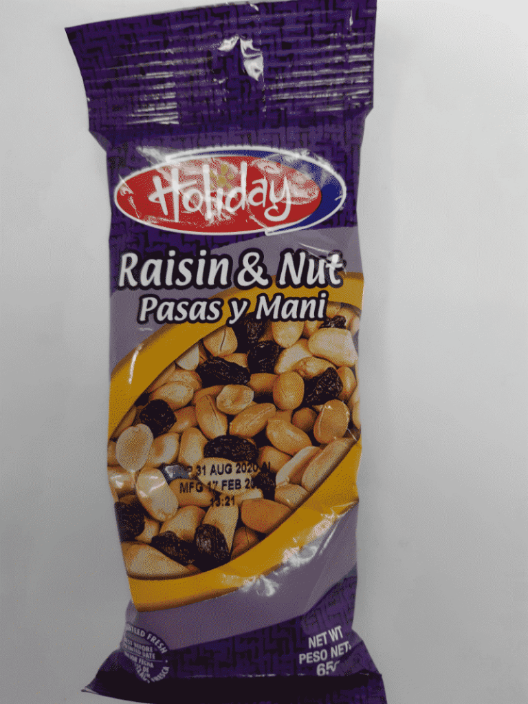 HOLIDAY RAISIN &amp; NUT 62G