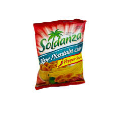 SOLDANZA PLANTAIN CHIPS PEP/SWEET 45G