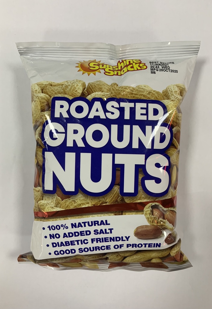 SUNSHINE SNACKS GROUNDNUTS 165G