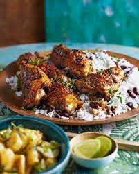 JERK CHICKEN WITH RICE