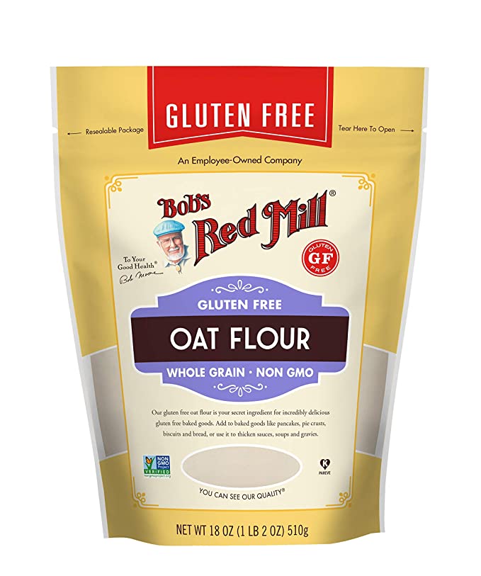 BOB'S RED MILL OAT FLOUR W/GRAIN G/FREE 18OZ