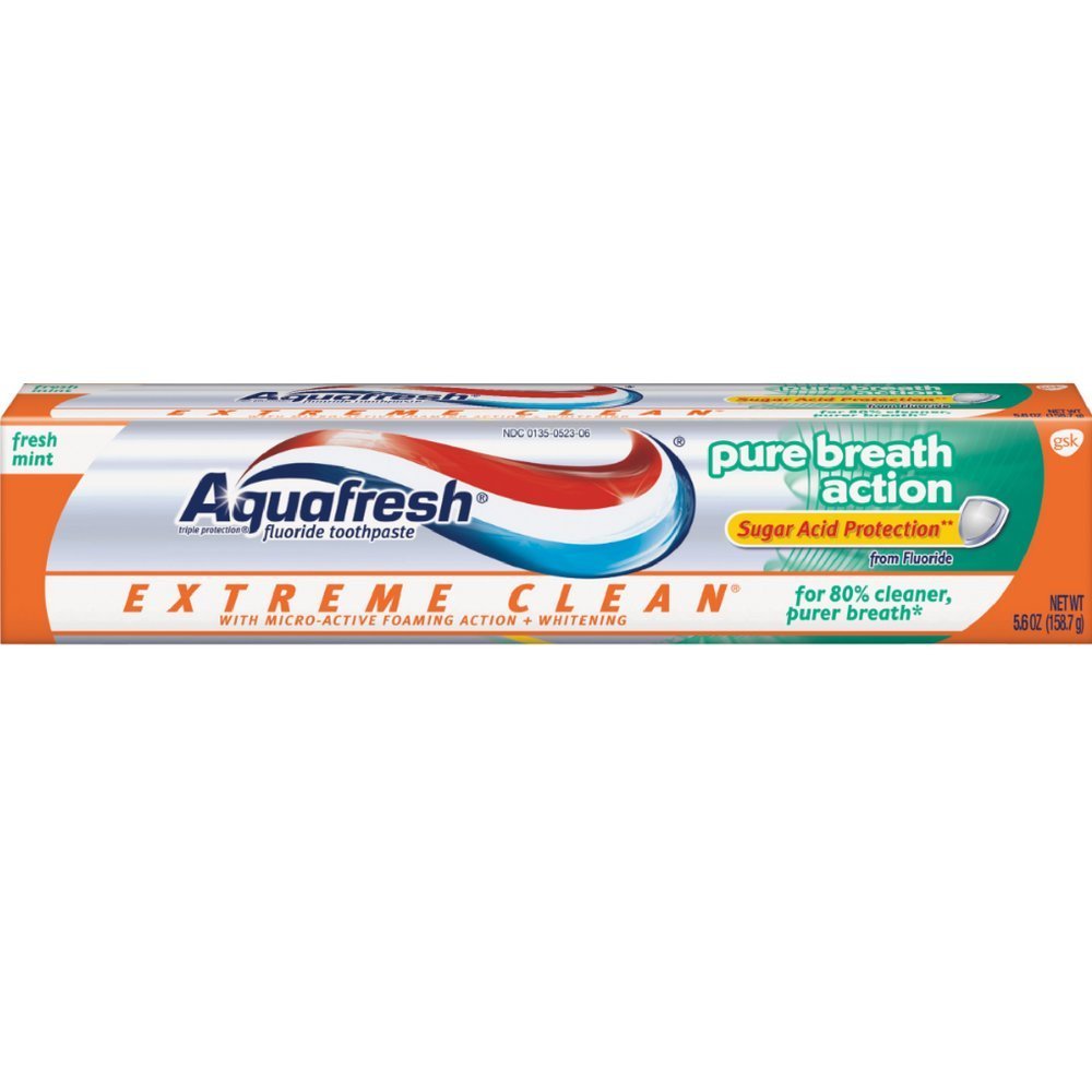 AQUAFRESH EXTREME CLEAN PURE BREATH ACTION 5.6OZ 