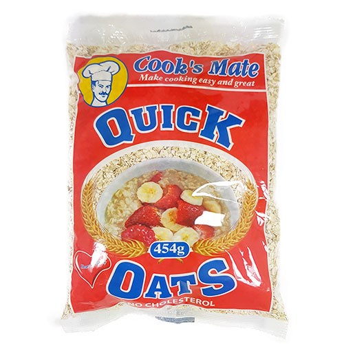 COOK'S MATE QUICK/REGULAR OATS 454G