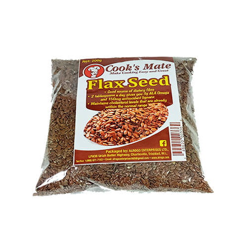 COOK'S MATE FLAX SEED (BROWN) 200G