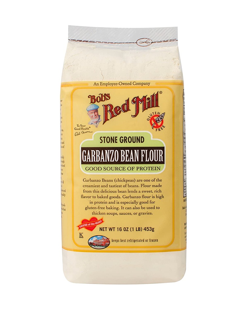 BOB'S RED MILL GARBANZO (Chickpea) BEAN FLOUR (GF) 16OZ