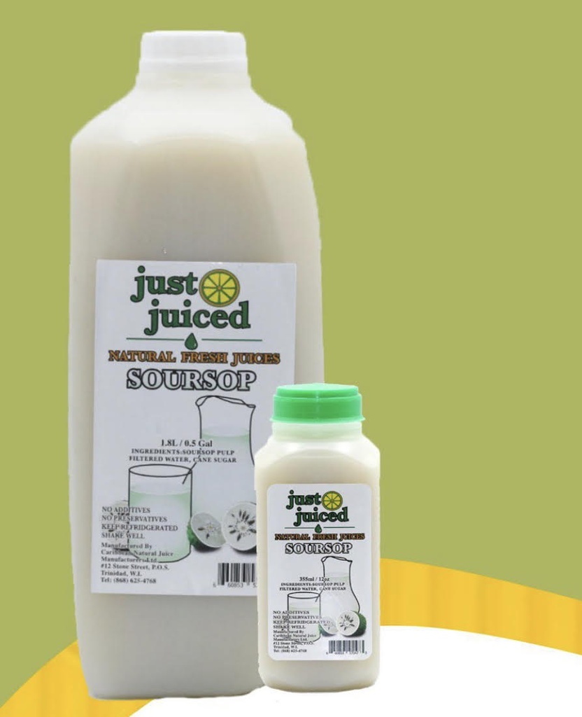 JUST JUICED SOURSOP 16OZ