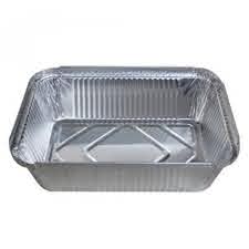 HOTPACK Aluminum Container 3650ml (12.68 x 10.35x 2.36 IN)