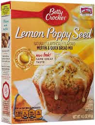 BETTYC MUFFINMIX LEMON POPPYSEED 14.5OZ