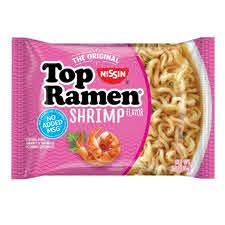 NISSIN NOODLE PACK SHRIMP 3OZ