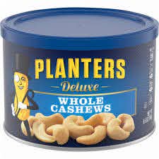 KRAFT PLANTERS WHOLE CASHEWS 8.5OZ