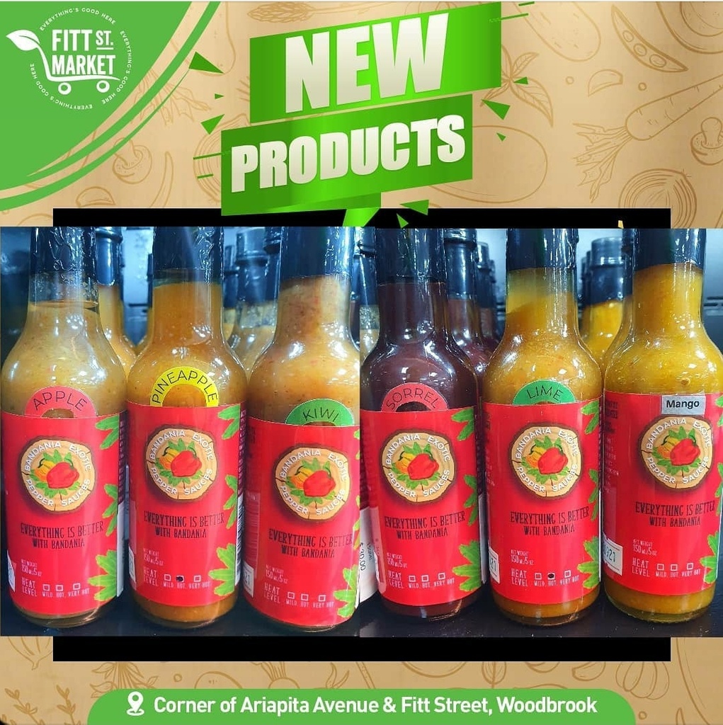 BANDANIA EXOTIC-KIWI PEPPER SAUCE 150ML