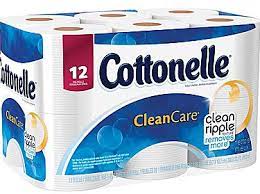 COTTONELLE BATH TISSUE CLEAN CARE 12PK