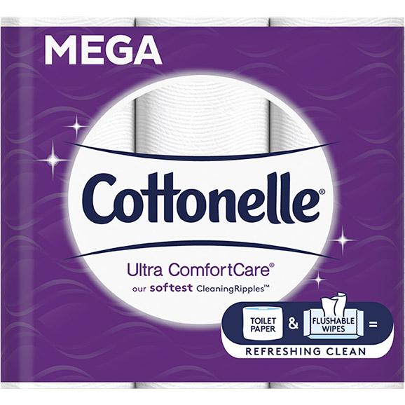 COTTONELLE BATH TISSUE COMFORT CARE 12PK