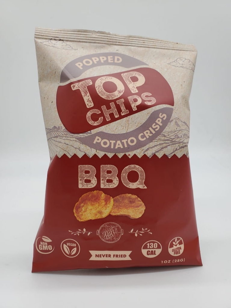 TOP CHIPS BBQ 1oz