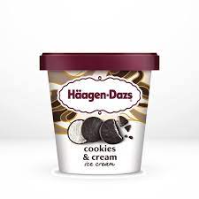 HAAGEN DAZ COOKIES &amp; CREAM 100ML