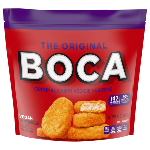 KRAFT BOCA CHICKEN VEGGI NUGGETS 10OZ