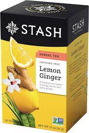 STASH LEMON GINGER HERBAL TEA