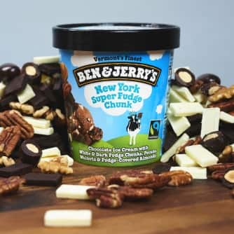 BEN &amp; JERRY NY SUPER FUDGE CHUNK 1 PINT