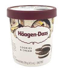 Haagen Daz COOKIES &amp; CREAM (1 PINT)