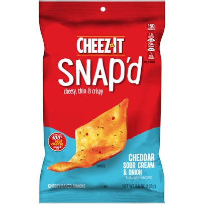 CHEEZ IT SNAP'D SOUR CREAM &amp; ONION 21g