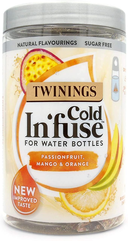 TWININGS TEA - P/FRUIT, MANGO &amp; ORANGE COLD INFUSE (12 UNITS)