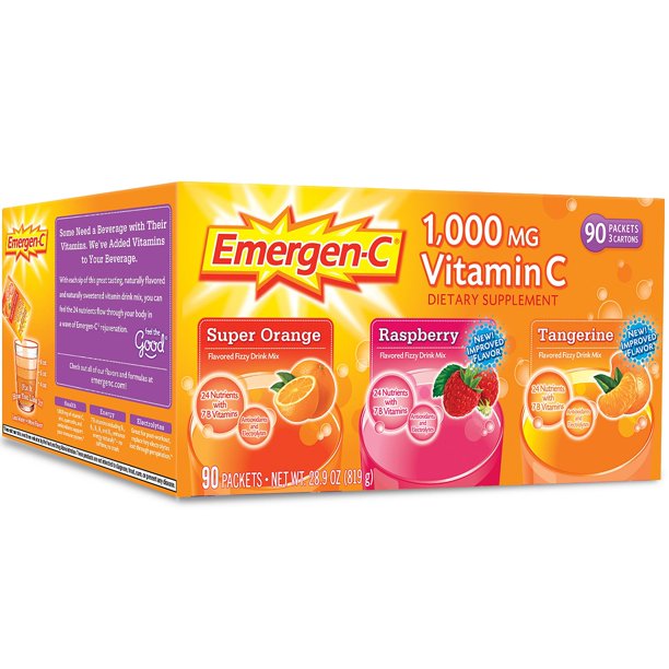 EMERGEN-C ASSORTED 90CT