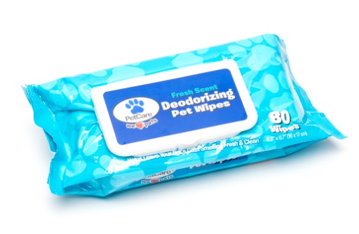 PETCARE - DEODORIZING PET WIPES (80 WIPES)