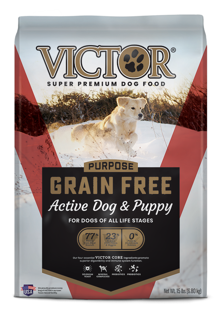 VICTOR GRAIN FREE ACTIVE PUPPY 15LBS