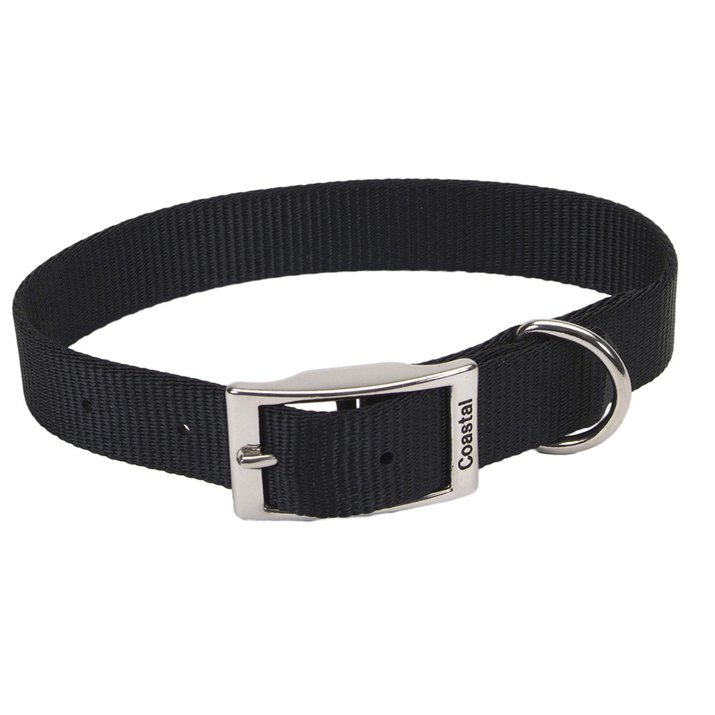 PET NYLON COLLAR BLACK 18&quot;