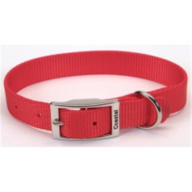 PET NYLON COLLAR RED 14&quot;