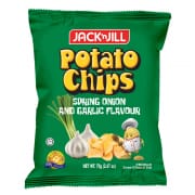 JACK 'N JILL POTATO CHIPS - ONION &amp; GARLIC 70G