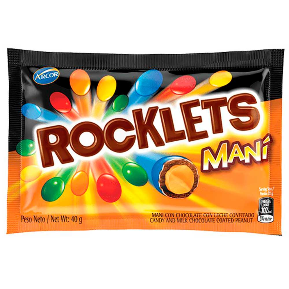 ARCOR ROCKLETS MANI 40G