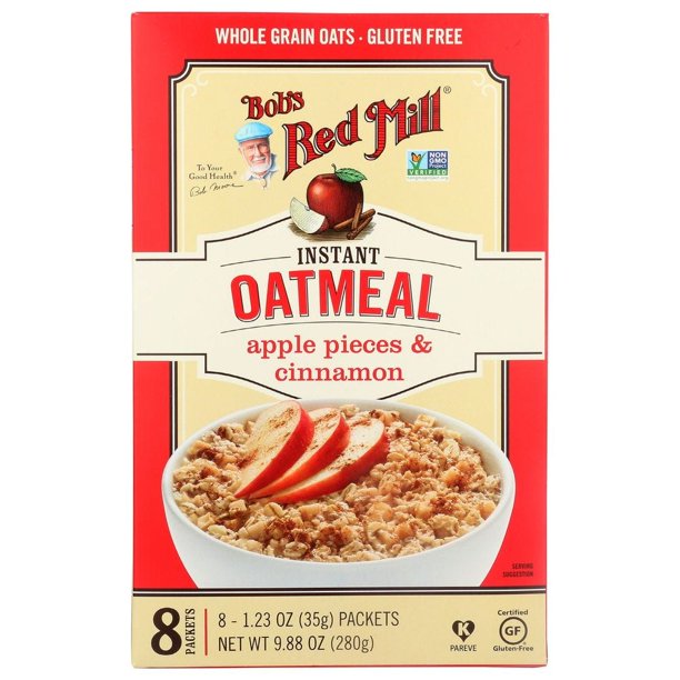 BOB'S RED MILL OATMEAL - APPLE CINNAMON 9.87OZ