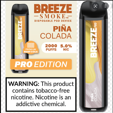 BREEZE PRO 2000 PUFF - PINA COLADA