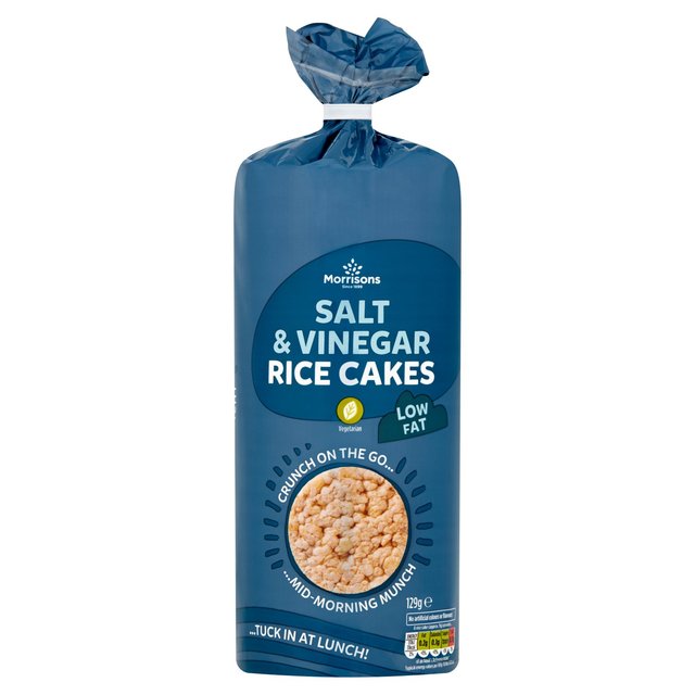 Morrisons Salt &amp; Vinegar Rice Cake 129g