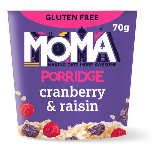 MOMA PORRIDGE POT - CRANBERRY &amp; RAISIN 55G