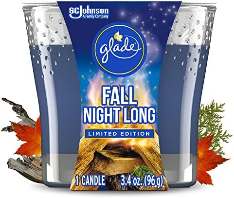 GLADE CANDLE FALL NIGHT LONG 3.4OZ