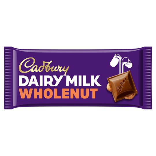 CADBURY DAIRY MILK WHOLE NUT 180G