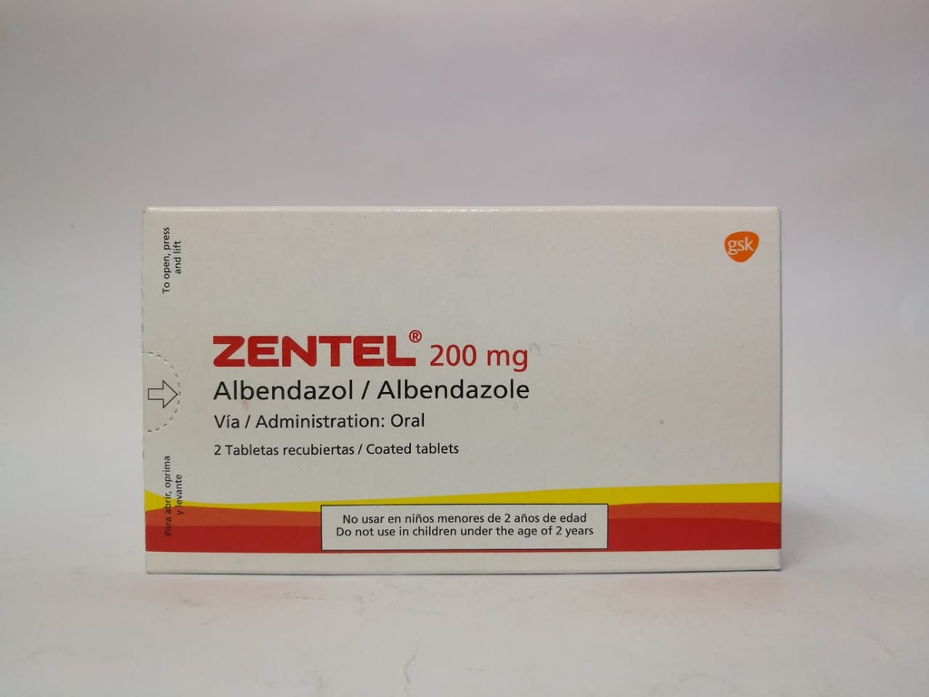 ZENTEL TABLETS 200MG