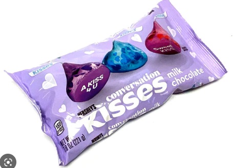 HERSHEY'S CONVERSATION KISSES 7.8OZ