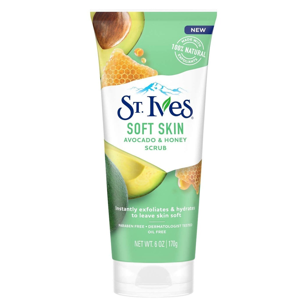 ST IVES SCRUB AVOCADO &amp; HONEY 6OZ